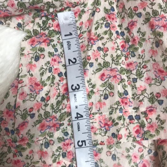 PINK FLORAL TIERED SKORT - Picture 7 of 8